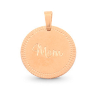 'Mom' - 15mm - Rosé Goud, Goud of Zilverkleurig - Stainless steel